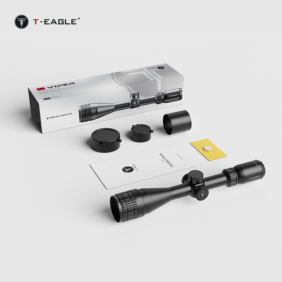 T-Eagle Viper HD 4-16x44 AO IR Yüksek Çözünürlüklü Tüfek Dürbünü
