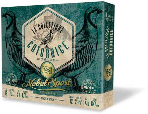 Nobel Sport Collezione Coturnice 37 Gr. Av Fişeği 12 Cal.