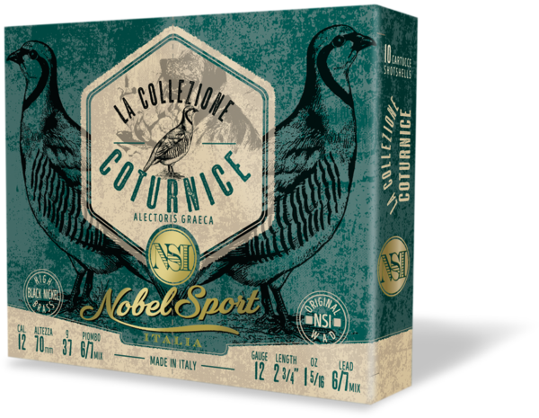 Nobel Sport Collezione Coturnice 37 Gr. Av Fişeği 12 Cal.