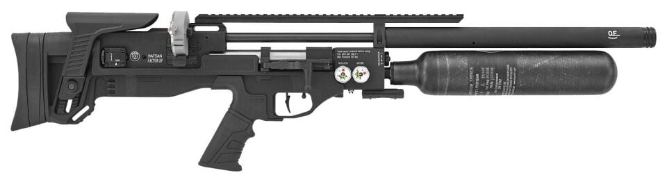 Hatsan Factor BP PCP Havalı Tüfek (Regülatörlü) + Scuba + Dürbün