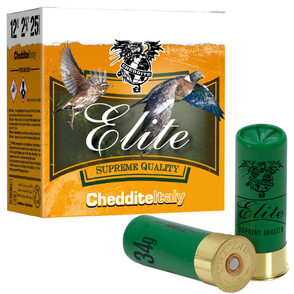 Cheddite T2 Elite 34 Gr. Av Fişeği 12 Cal.
