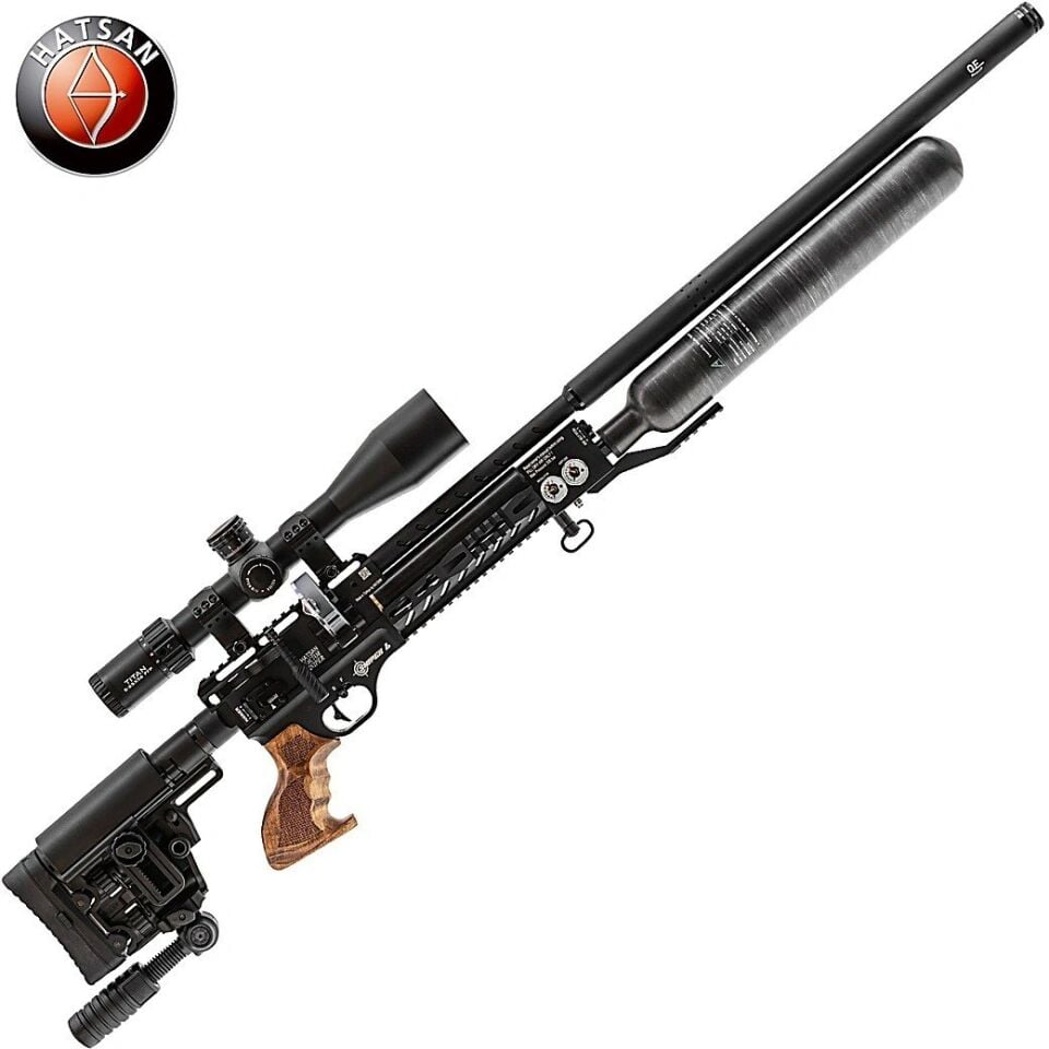 Hatsan Factor Sniper Long Dürbün+Scuba PCP Havalı Tüfek, 6.35mm