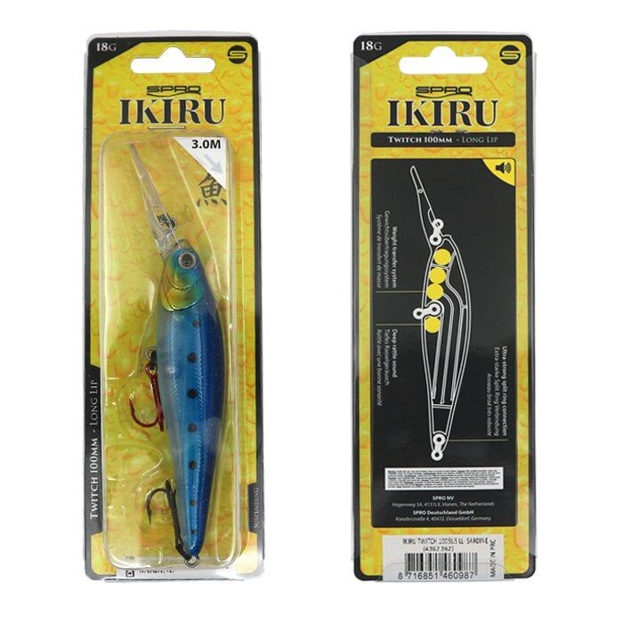 SPRO Ikiru Twitch Sardine 10cm 18g Maket Yem 1/1