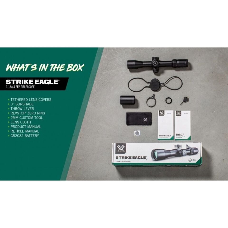 Venom® 3-15x44 FFP EBR-7C (MRAD)