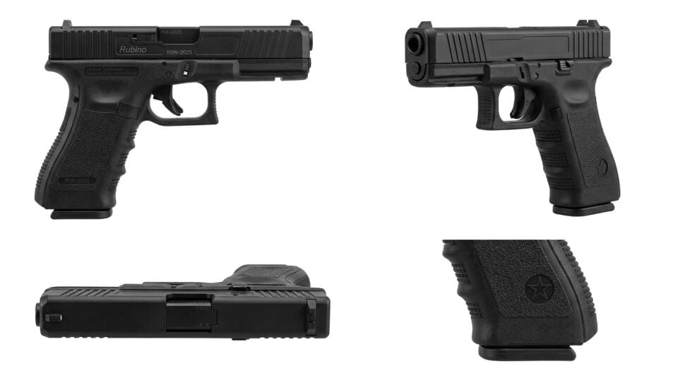 Rubino RBN-2025 Blowback Siyah Havalı Tabanca