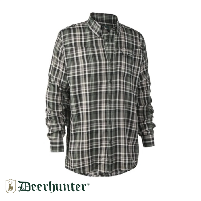 DEERHUNTER Mateo Yeşil Kareli Gömlek 41/42