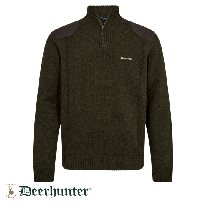 DEERHUNTER Finley Yarım Fermuarlı Kazak XL