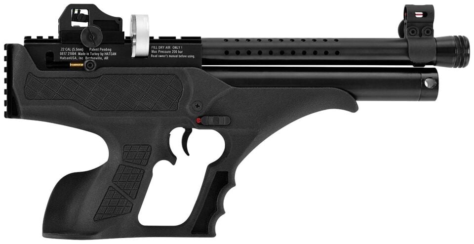 Hatsan Sortie Tactical Yarı Otomatik PCP Havalı Tabanca 6.35mm