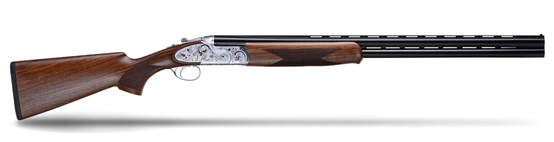 Huğlu 103 FE GR5 Beyaz Gravürlü Süperpoze Av Tüfeği