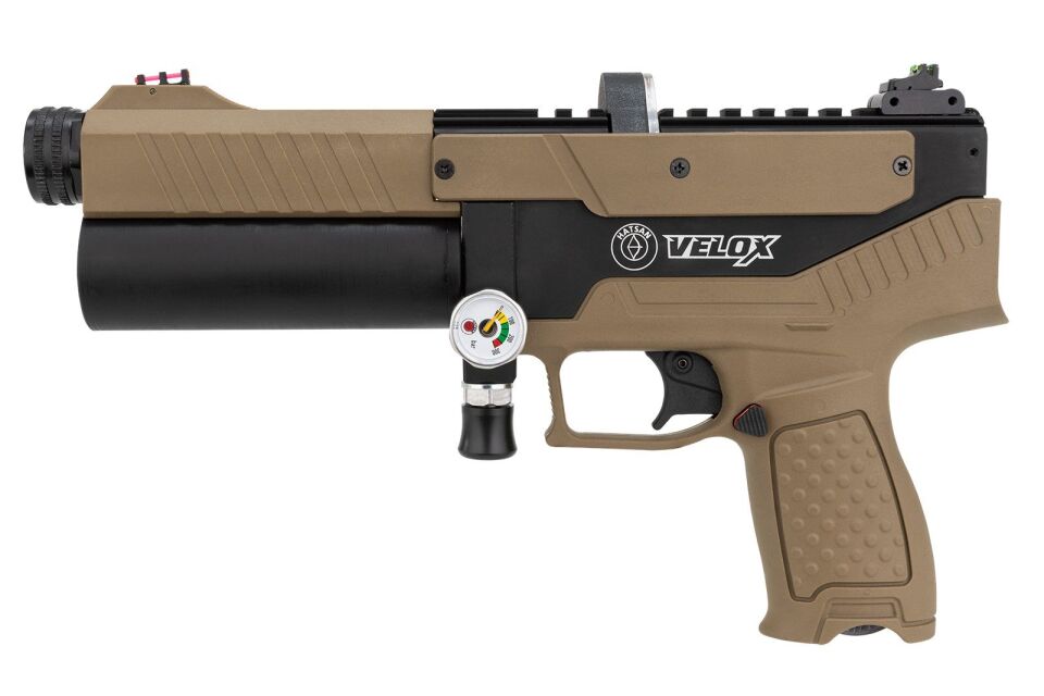 Hatsan Velox FDE Çöl Rengi PCP Havalı Tabanca - Yarı Otomatik 5.5