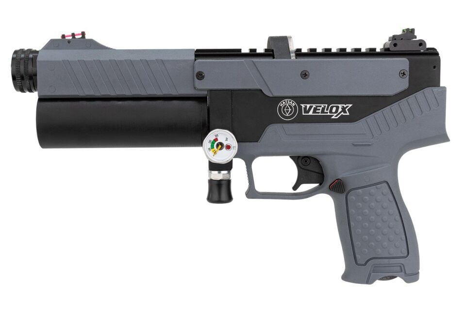 Hatsan Velox Grey PCP Havalı Tabanca 5.5mm - Yarı Otomatik