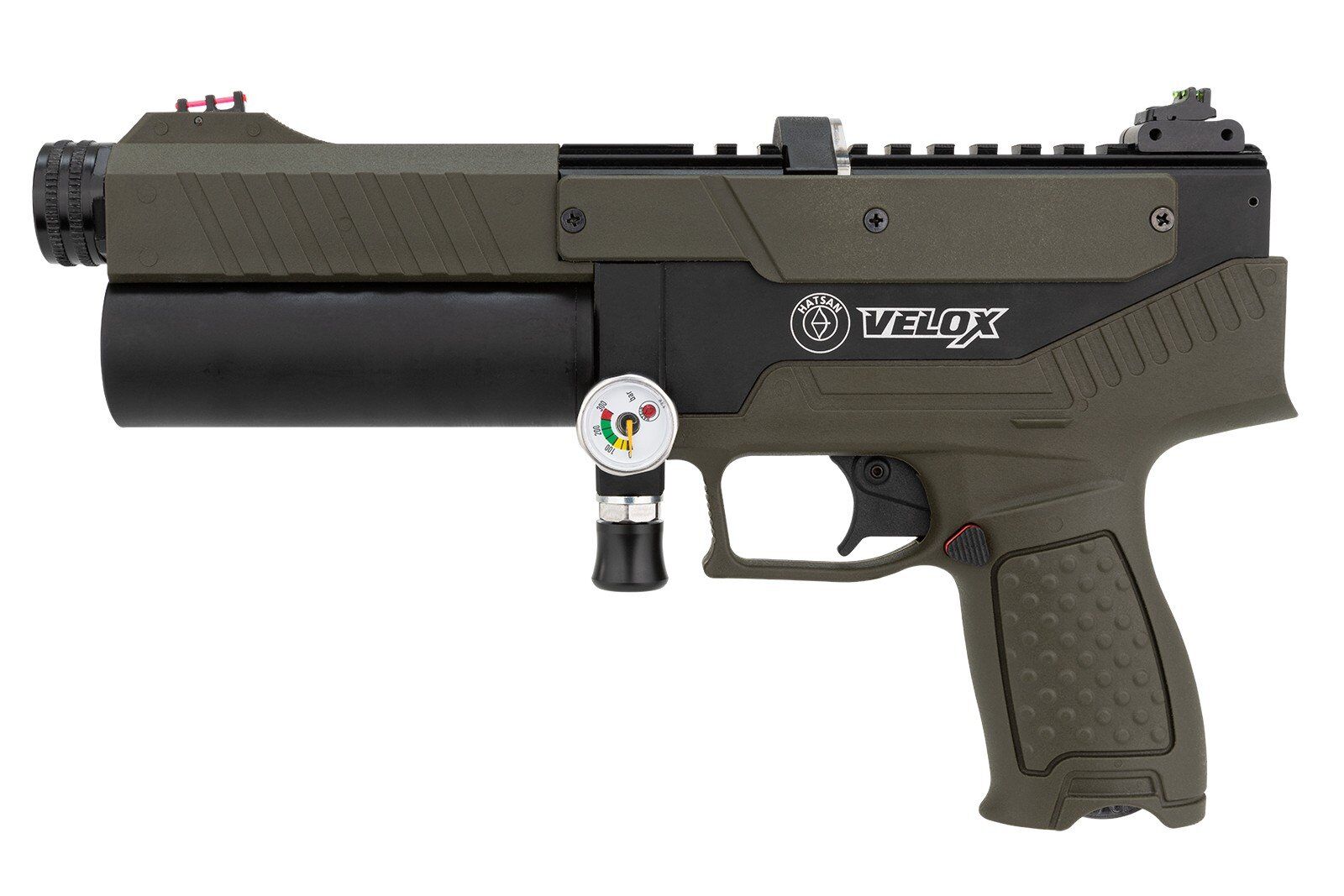 Hatsan Velox OD Green (Yeşil) PCP Havalı Tabanca - Yarı Otomatik 6.35
