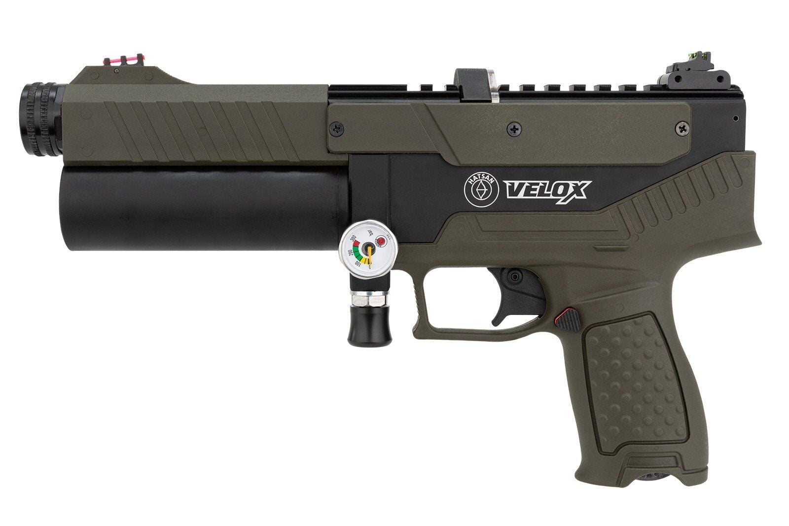 Hatsan Velox OD Green (Yeşil) PCP Havalı Tabanca - Yarı Otomatik 6.35