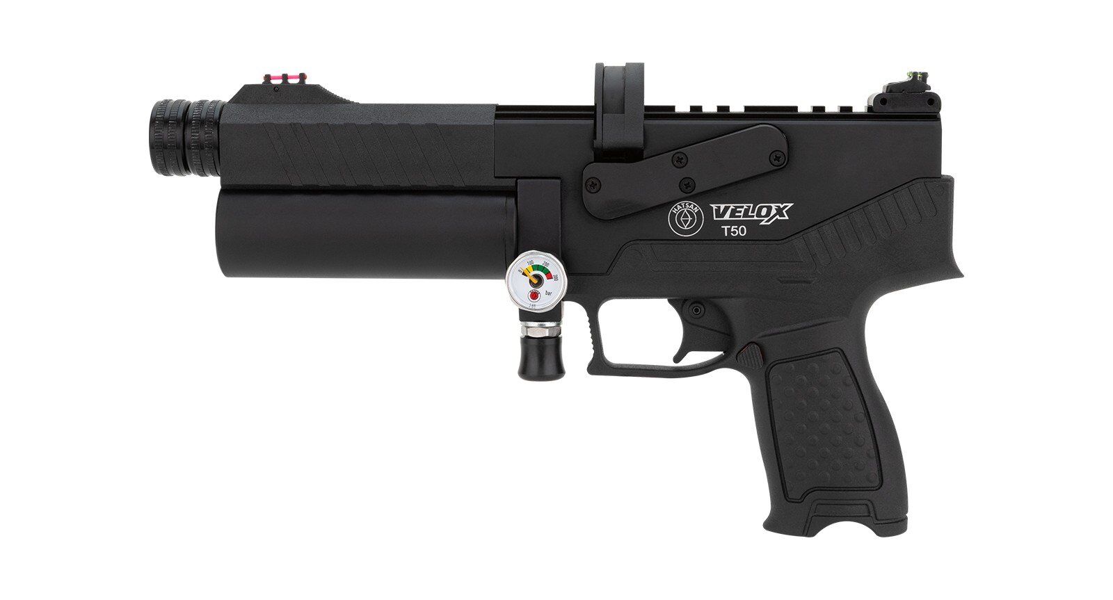 Hatsan Velox T50 PCP Havalı Tabanca .50cal - Yarı Otomatik