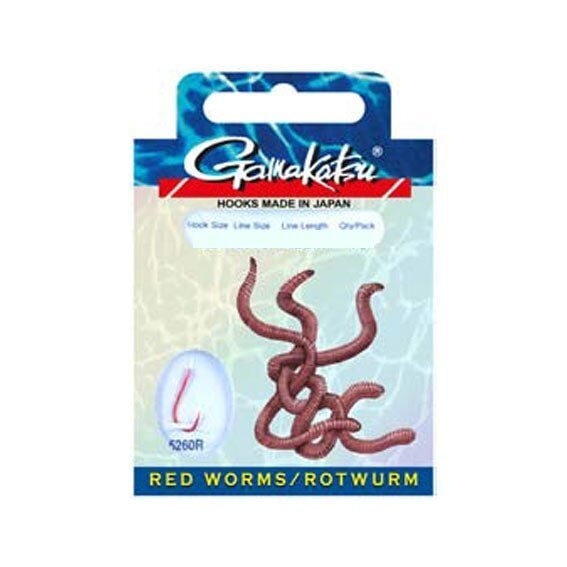 T.D. GAMAKATSU BKD-5260R Worm İğne Takımı 75 cm #6