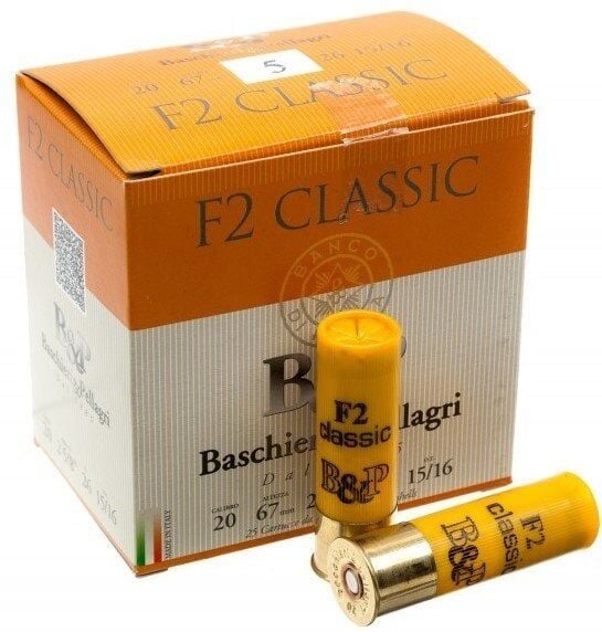 B&P F2 CLASSIC 26 GR. AV FİŞEĞİ 20 CAL.