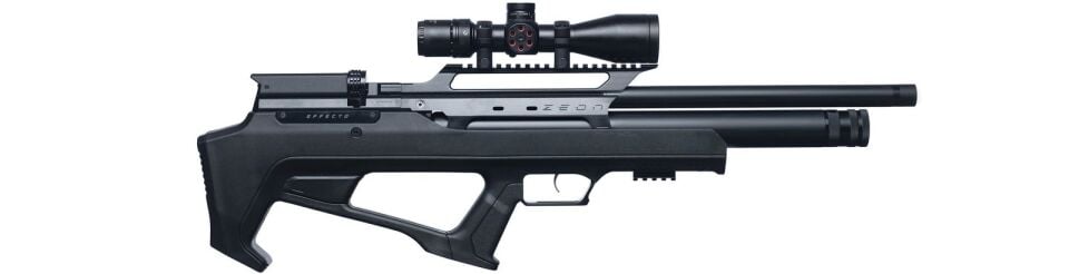 Huğlu Effecto Zeon LW Siyah Dürbün + Scuba PCP Havalı Tüfek 5.5mm (Full Set)