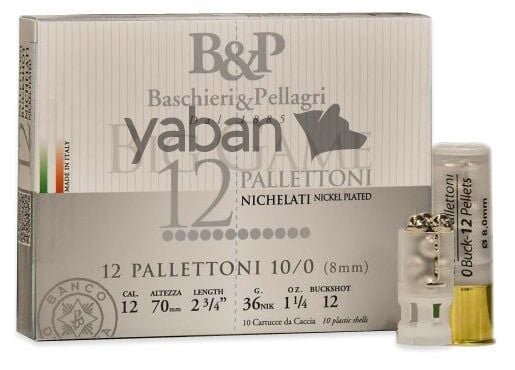B&P PALLETTONI 10/0 12 PELLETS NİKEL  12 CAL.