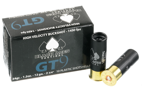 BLACK ACE GT9 BUCKSHOT 11/0 9 PELLETS  12 CAL.
