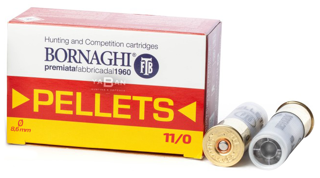 BORNAGHI 11/0 9 PELLETS BUCKSHOT  12 CAL.