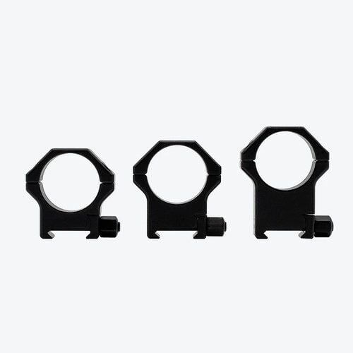 30mm Hardened Steel Picatinny Rings, 8mm