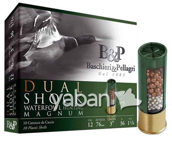 B&P DUAL SHOCK MAGNUM 36 GR. AV FİŞEĞİ  12 CAL.