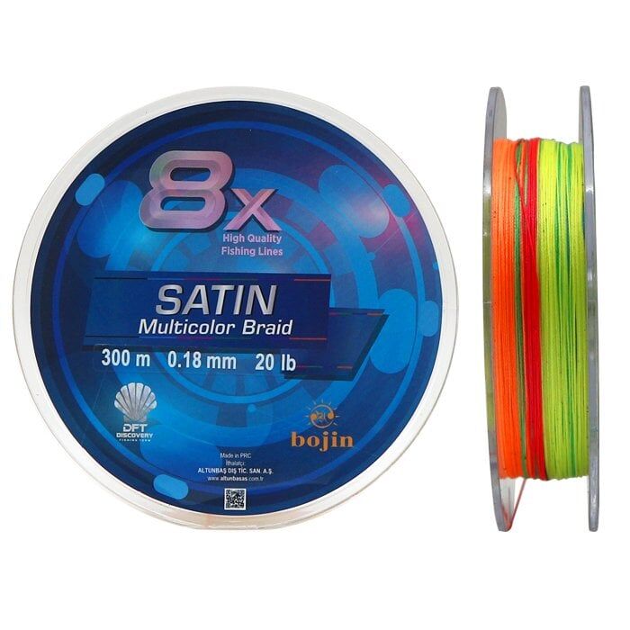 DFT Bojin 8X Satin M.Color İp Misina 0.18mm 300 m