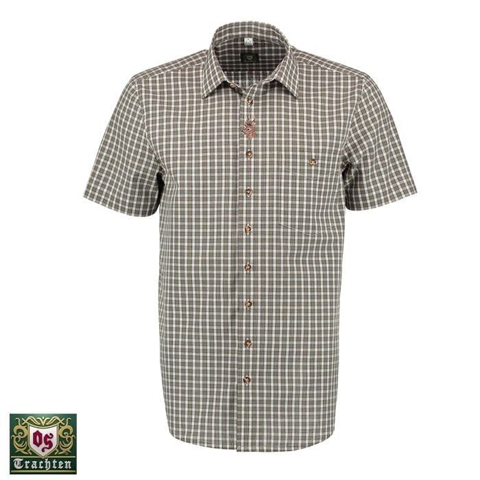 T. OS-Trachten Erkek Yarım Kollu Gömlek 37/38