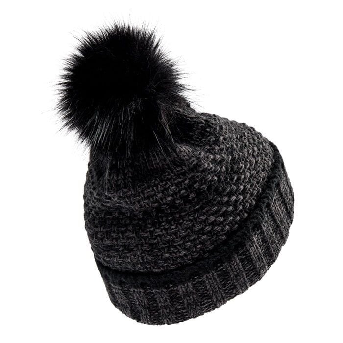 T. DEERHUNTER Lady Knitted Kadın Siyah Bere