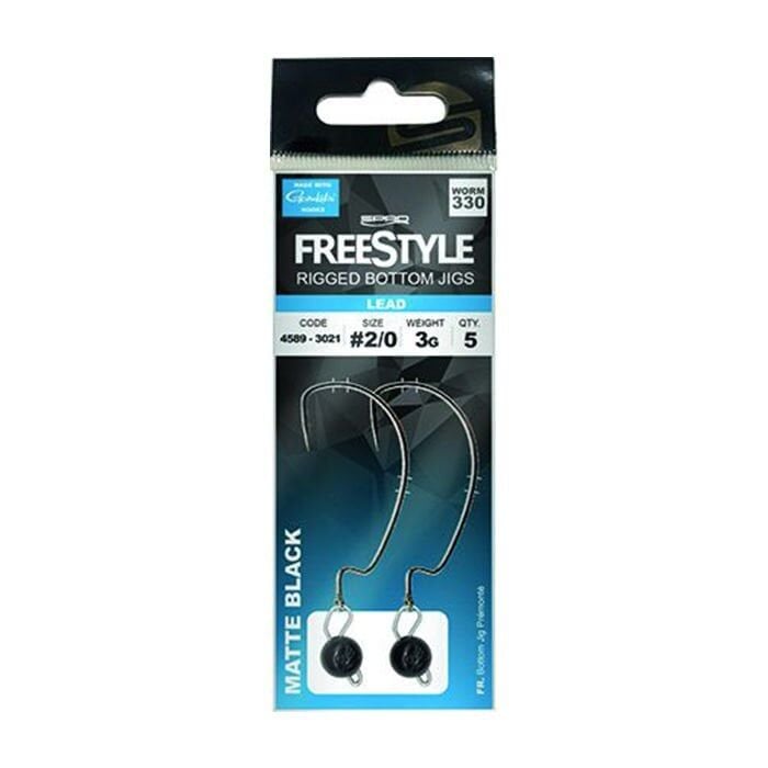 SPRO Rigged Bottom Jig Siyah 5G #2/0 1/2