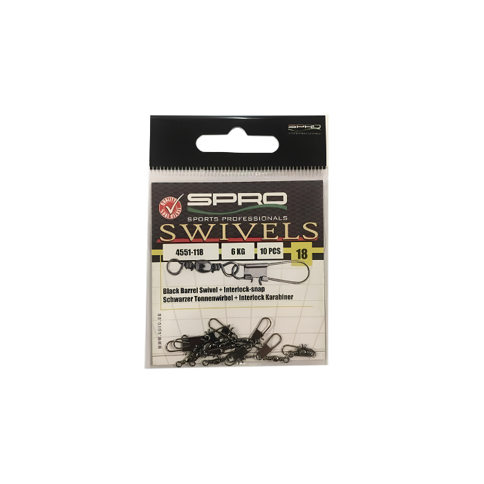 D. SPRO Klipsli Fırdöndü No:18 -6Kg- 10 Adet