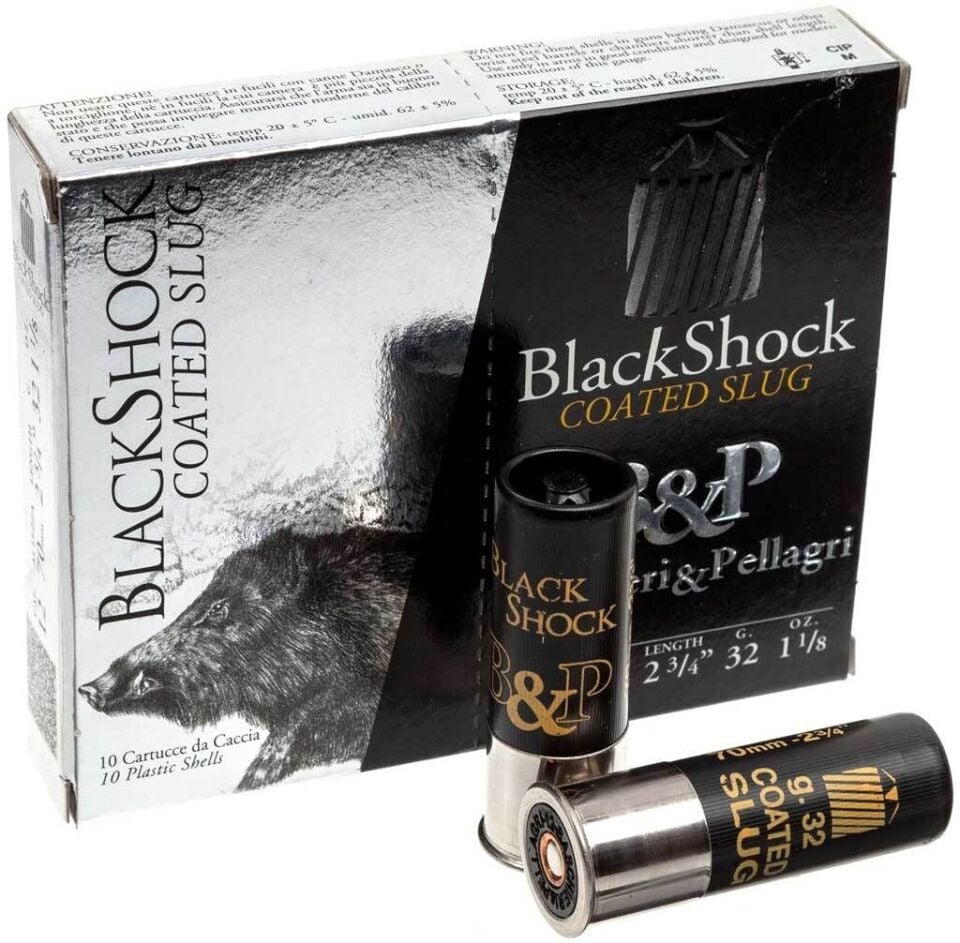 B&P BIG GAME PALLA BLACK SHOCK TEK KURŞUN  12 CAL.