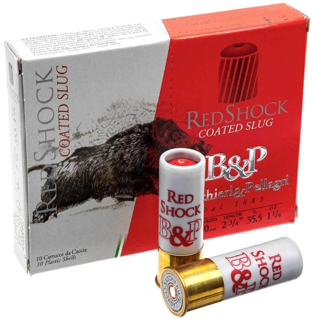 B&P BIG GAME PALLA RED SHOCK TEK KURŞUN  12 CAL.
