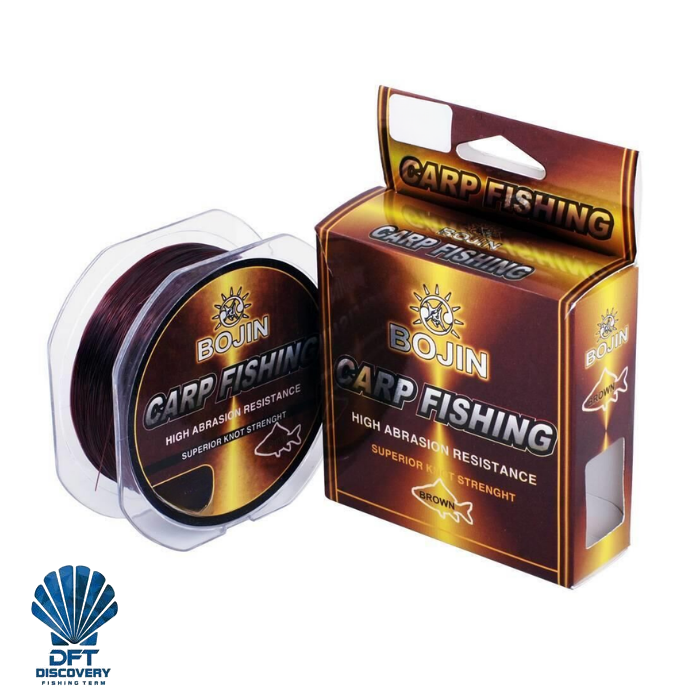 D. BOJIN Sazan Misinası 0.32 mm 450 m Kahverengi