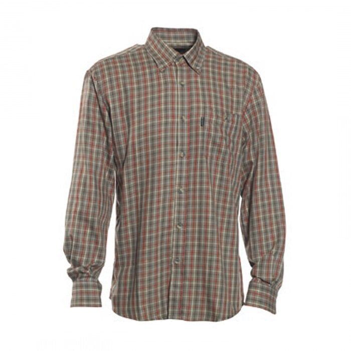 T. DEERHUNTER Waylon 499 Red Kareli  Uzun Kol Gömlek 41/42