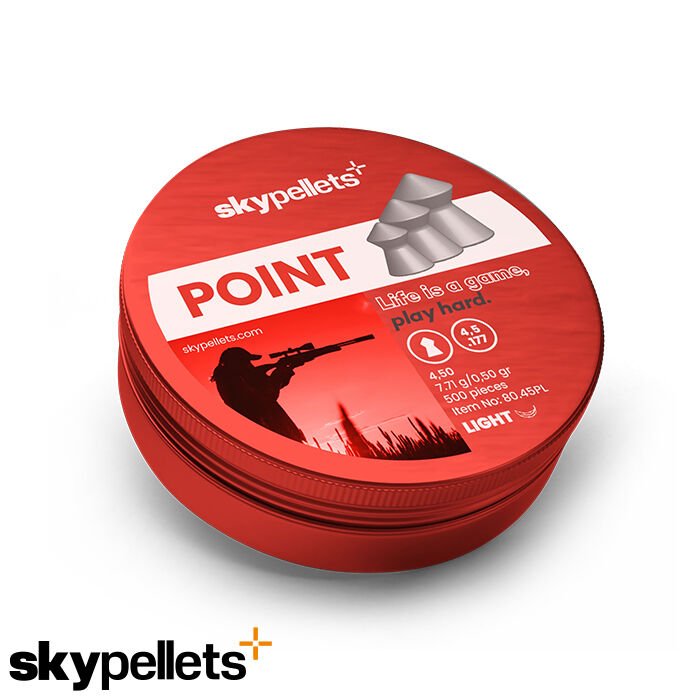 SKYPELLETS Point Light 4,5mm 7,71 Gr H.  Saçma 500