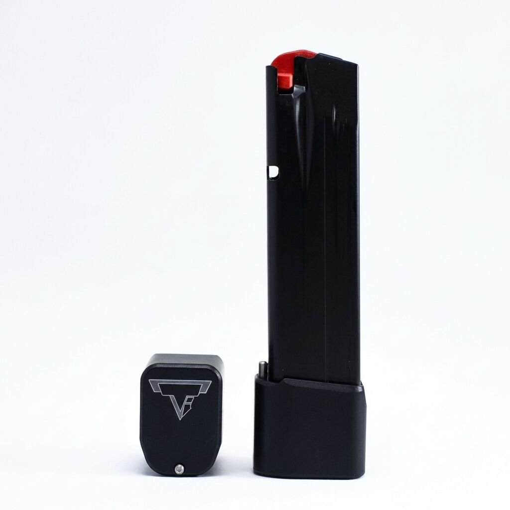 Glock 17 +5 ve +3 Şarjör Kapasite Artırıcı Alüminyum Ped TTI