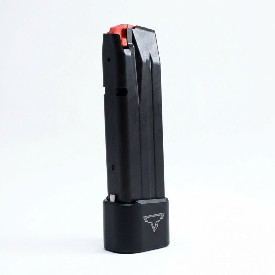 Glock 17 +5 ve +3 Şarjör Kapasite Artırıcı Alüminyum Ped TTI
