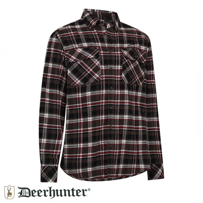 DEERHUNTER Nathan Kahverengi Kareli Gömlek 39/40