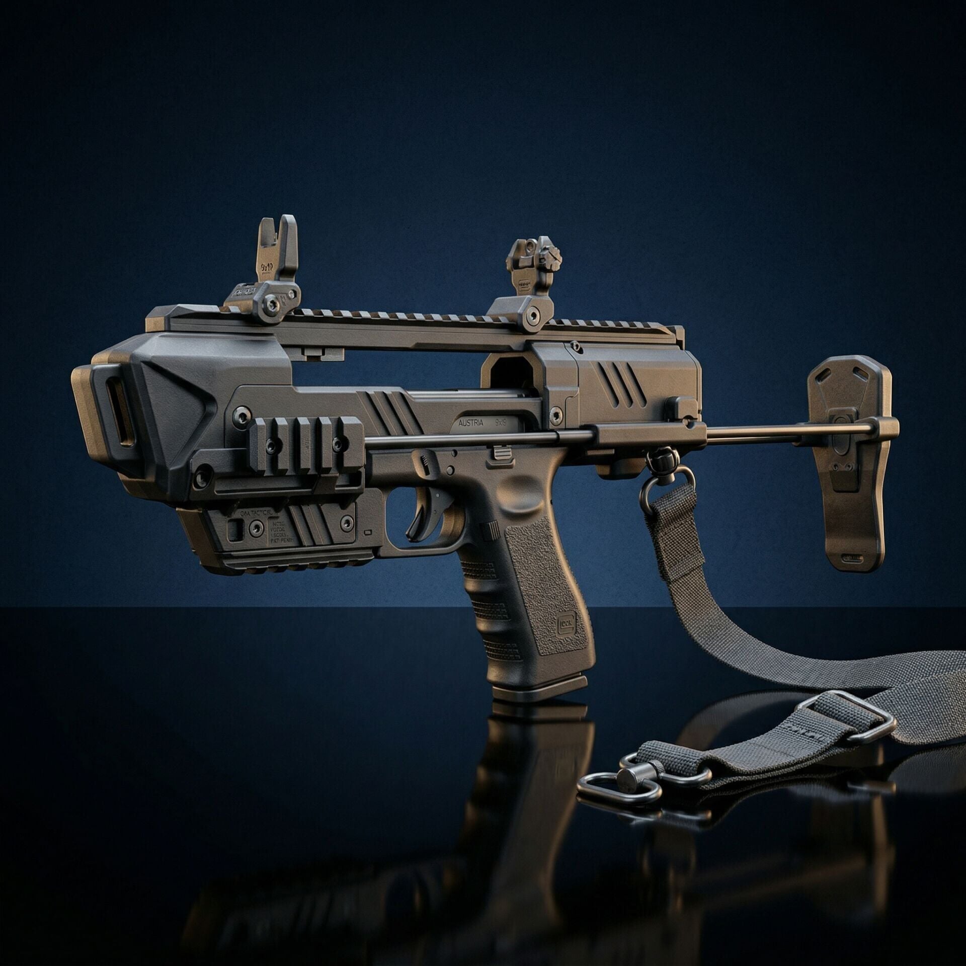 PATRON Tabanca Dönüşüm Kiti (Glock) – Yerli Taktik Kasa