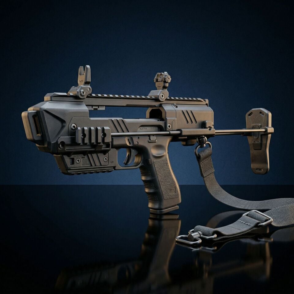 PATRON Tabanca Dönüşüm Kiti (Glock) – Yerli Taktik Kasa