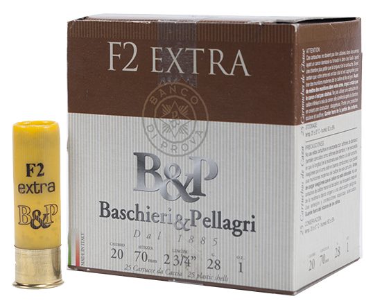 B&P F2 EXTRA 28 GR. AV FİŞEĞİ  20 CAL.