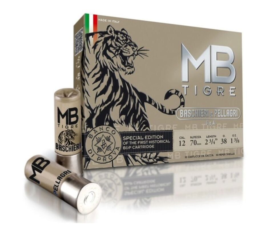 B&P MB TIGRE 38 GR. KAĞIT KOVAN AV FİŞEĞİ  12 CAL.