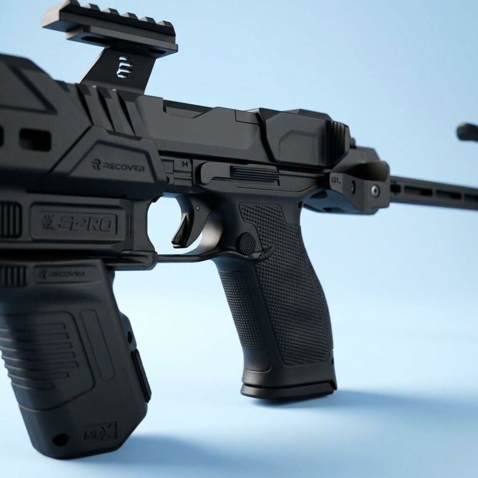 Recover Tactical S-PRO Tabanca Dönüşüm Kiti (Glock) – Yaylı Stabilizer Sistemi