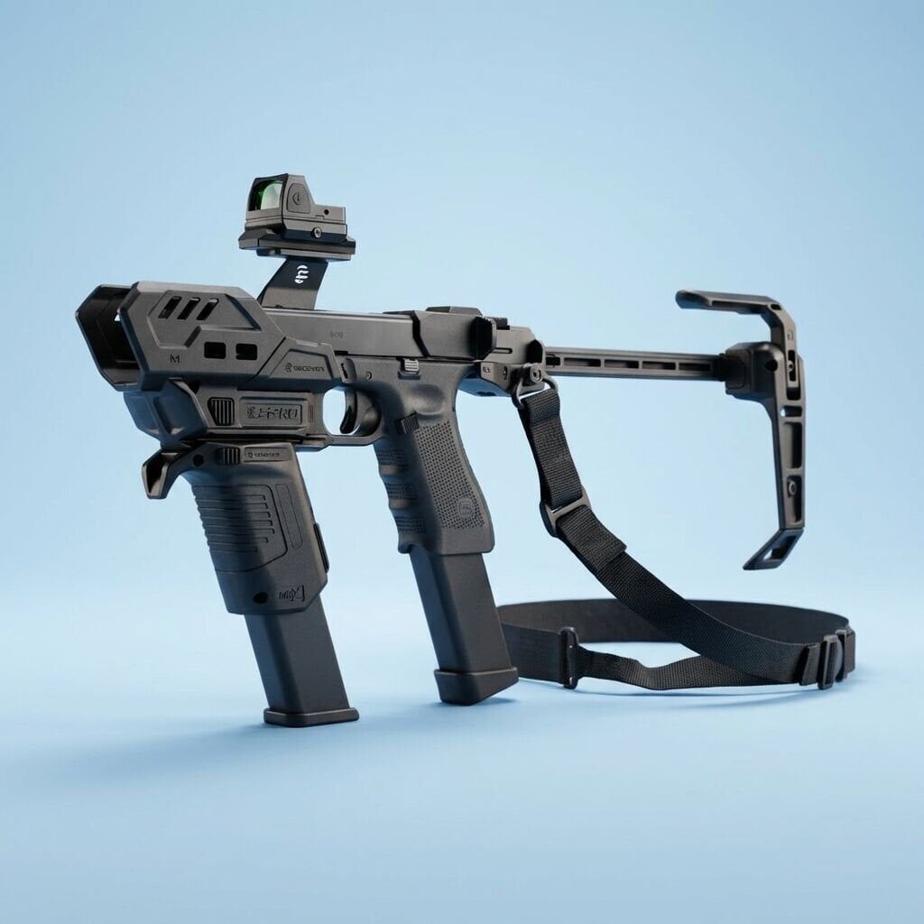Recover Tactical S-PRO Tabanca Dönüşüm Kiti (Glock) – Yaylı Stabilizer Sistemi