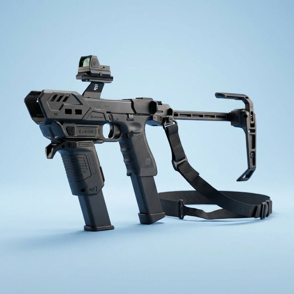 Recover Tactical S-PRO Tabanca Dönüşüm Kiti (Glock) – Yaylı Stabilizer Sistemi