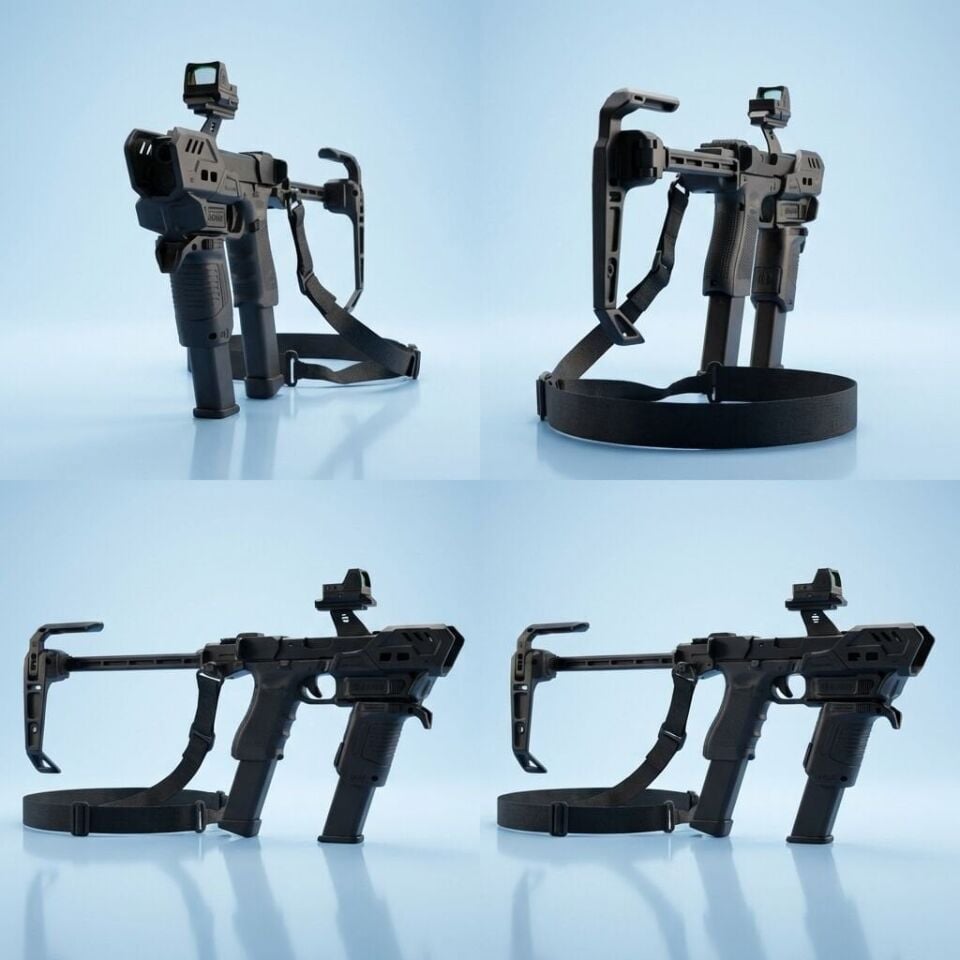 Recover Tactical S-PRO Tabanca Dönüşüm Kiti (Glock) – Yaylı Stabilizer Sistemi