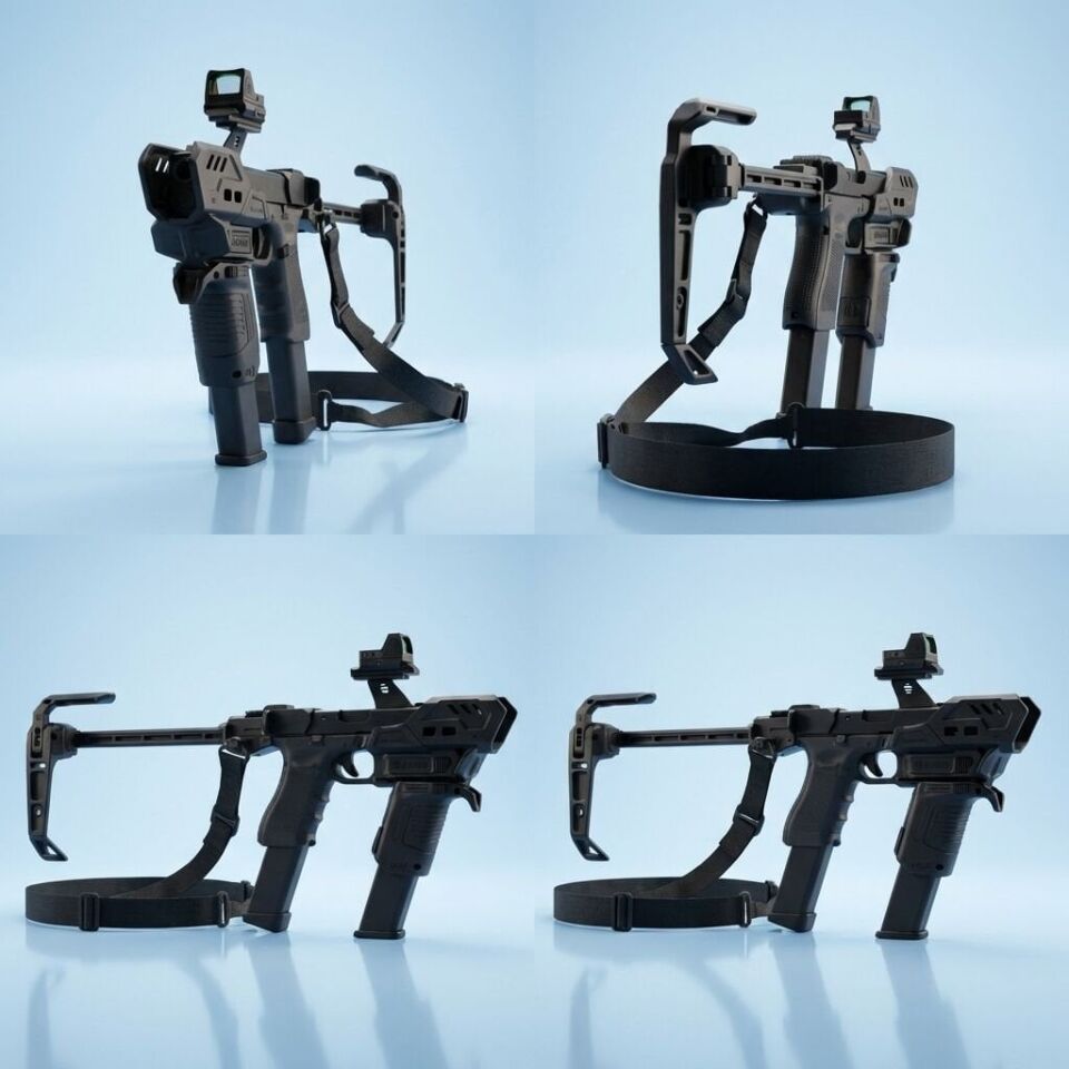 Recover Tactical S-PRO Tabanca Dönüşüm Kiti (Glock) – Yaylı Stabilizer Sistemi