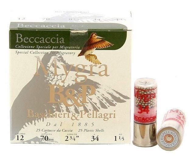 B&P Mygra Beccaccia 34 Gr. Av Fişeği 12 Cal.