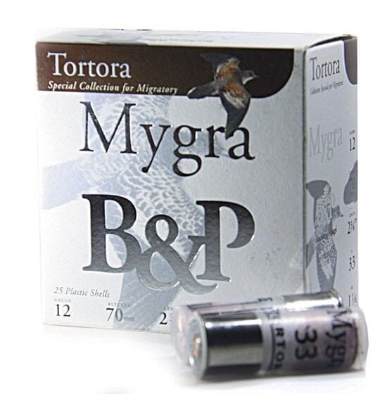 B&P Mygra Tortora 33 Gr. Av Fişeği 12 Cal.